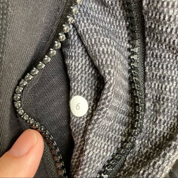 Lululemon Define Jacket Giant Herringbone Black Heathered Black / Black - Picture 5 of 6